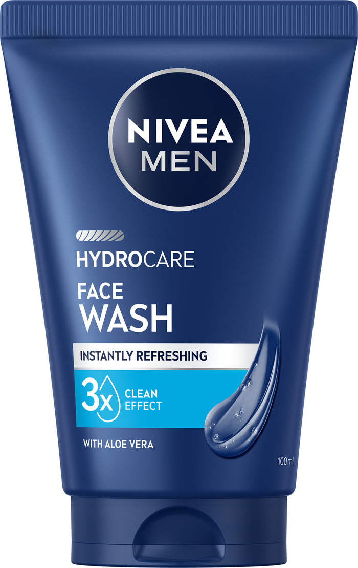 NIVEA MEN Hydrocare 3x Clean Effect Face Wash 100ml